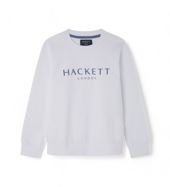 Hackett London Klasyczna bluza w kolorze białym