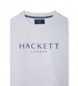 Hackett London Klassisk sweatshirt vit