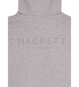 Hackett London Sweatshirt Fzip grau