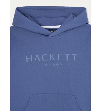 Hackett London Bluza Hoody niebieska