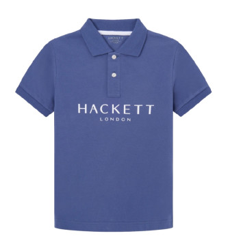 Hackett London Klassisches blaues Poloshirt