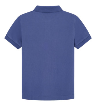 Hackett London Classic blue polo shirt