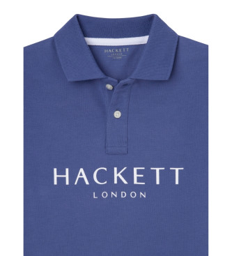 Hackett London Klassisches blaues Poloshirt
