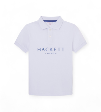 Hackett London Klassisk hvid poloshirt