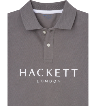 Hackett London Classic grey polo shirt