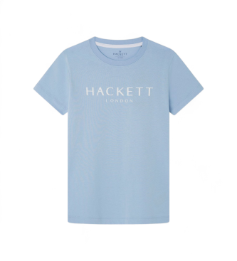 Hackett London Logo T-shirt blauw