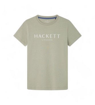 Hackett London T-shirt med logo, grn