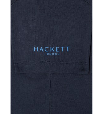 Hackett London T-shirt Skateboy marine