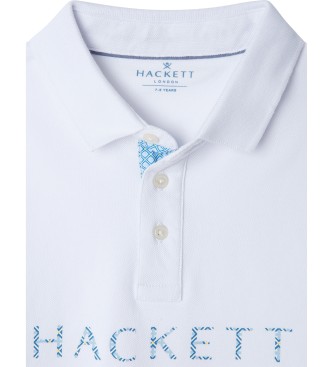 Hackett London Plo de corte clssico branco