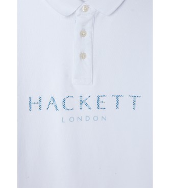 Hackett London Plo de corte clssico branco