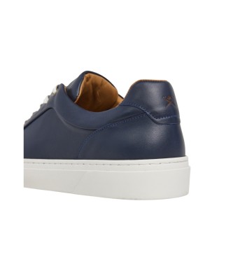 Hackett London Hackney Class Usnjene superge mornarske barve