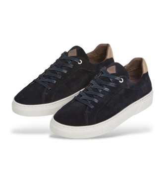 Hackett London Usnjene superge Hackney Destine navy
