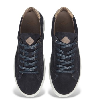 Hackett London Usnjene superge Hackney Destine navy