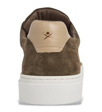 Hackett London Leather Sneakers Hackney Destine brown