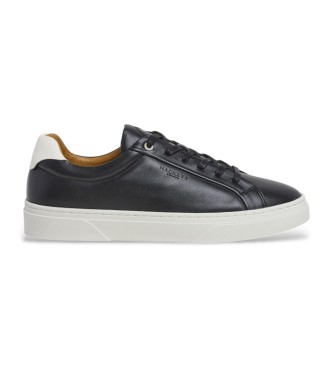 Hackett London Zapatillas De Piel Hackney Lace negro