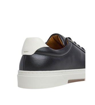 Hackett London Hackney Lace Leder Sneakers schwarz