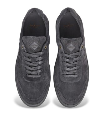 Hackett London Mrkegr Hackney Velvet Leather Sneakers