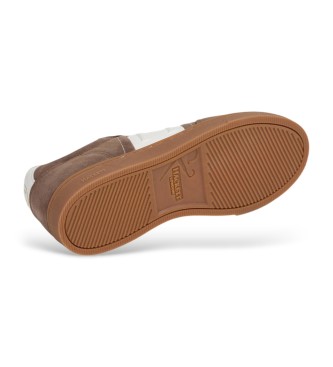 Hackett London Harper League Bruin Leren Sneakers