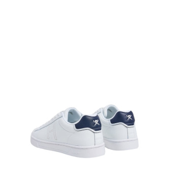 Hackett London Harper One - Baskets en cuir blanc