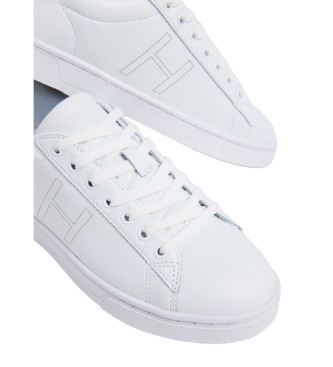 Hackett London Harper One - Baskets en cuir blanc