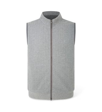Hackett London Basic Vest grey
