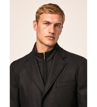 Hackett London Hbone vadderad med/ utan haklapp svart