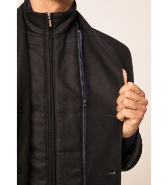 Hackett London Hbone vadderad med/ utan haklapp svart