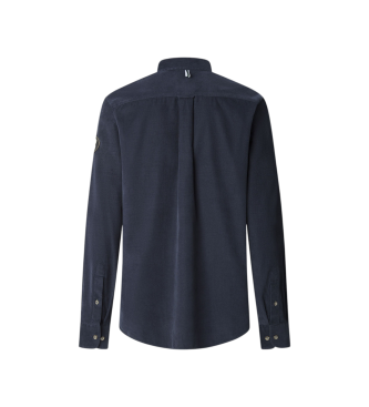 Hackett London Heritage Babycord navy Hemd
