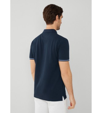 Hackett London Heritage Classic navy polo shirt