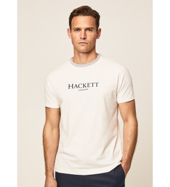 Hackett Logo Printed T-Shirt White