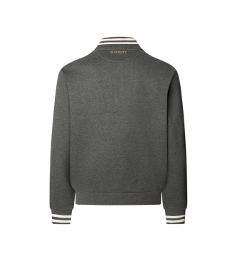 Hackett London Heritage Crest Sweater grijs
