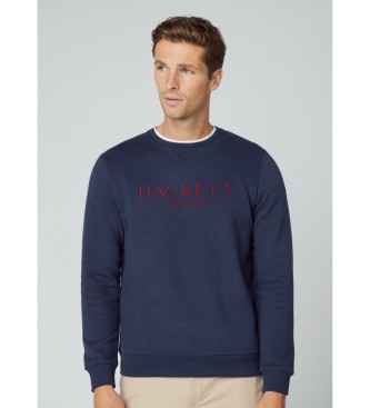 Hackett London Sweatshirt bsica Heritage azul-marinho