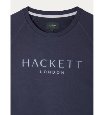 Hackett London Heritage Crew pulover mornarsko modra