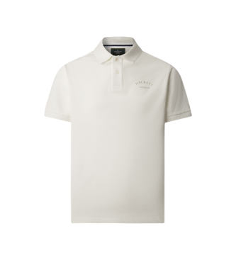 Hackett London Heritage Essential Poloshirt wei
