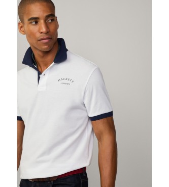 Hackett London Koszulka polo Heritage Ess biała
