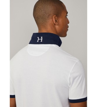 Hackett London Koszulka polo Heritage Ess biała