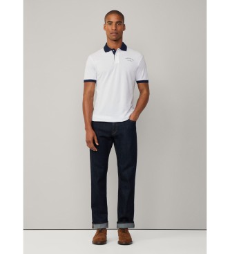 Hackett London Koszulka polo Heritage Ess biała