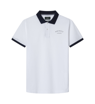 Hackett London Koszulka polo Heritage Ess biała