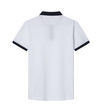 Hackett London Koszulka polo Heritage Ess biała
