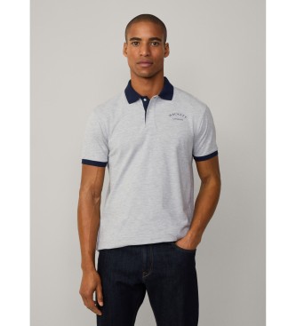 Hackett London Heritage Ess Poloshirt grau