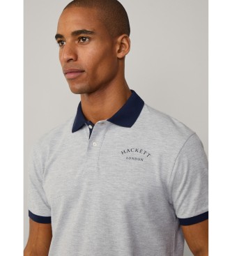 Hackett London Heritage Ess Poloshirt grau