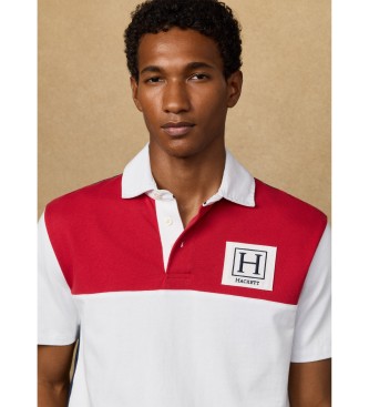 Hackett London Heritage Rugby Poloshirt rot