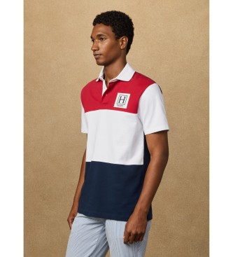 Hackett London Heritage Rugby Poloshirt rot