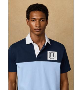 Hackett London Poloshirt Heritage Rugby navy