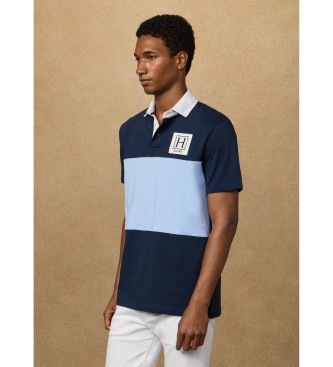 Hackett London Poloshirt Heritage Rugby navy