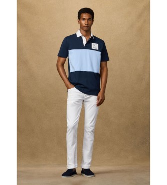 Hackett London Poloshirt Heritage Rugby navy