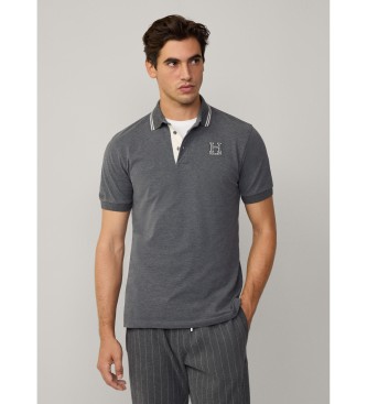 Hackett London Heritage H grå polo shirt