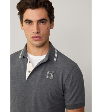 Hackett London Heritage H grå polo shirt