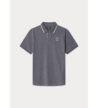 Hackett London Heritage H grå polo shirt