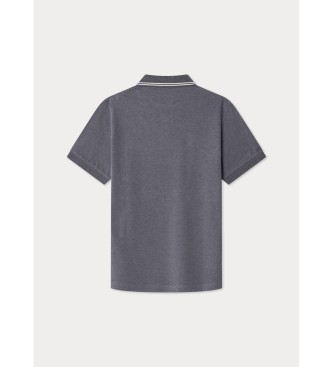 Hackett London Heritage H grå polo shirt